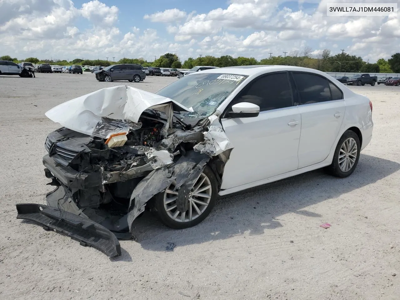 2013 Volkswagen Jetta Tdi VIN: 3VWLL7AJ1DM446081 Lot: 69037254