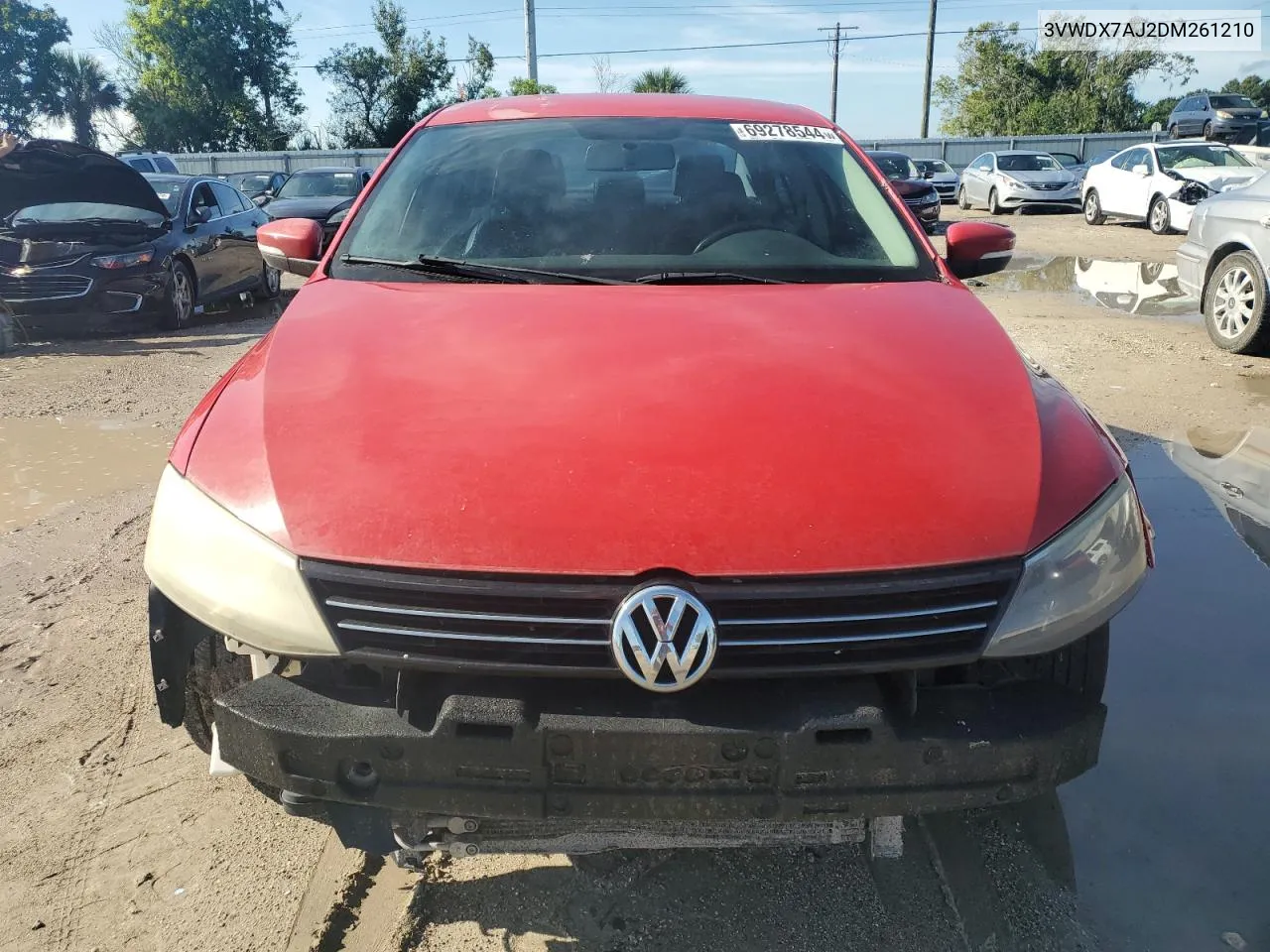 2013 Volkswagen Jetta Se VIN: 3VWDX7AJ2DM261210 Lot: 69278544