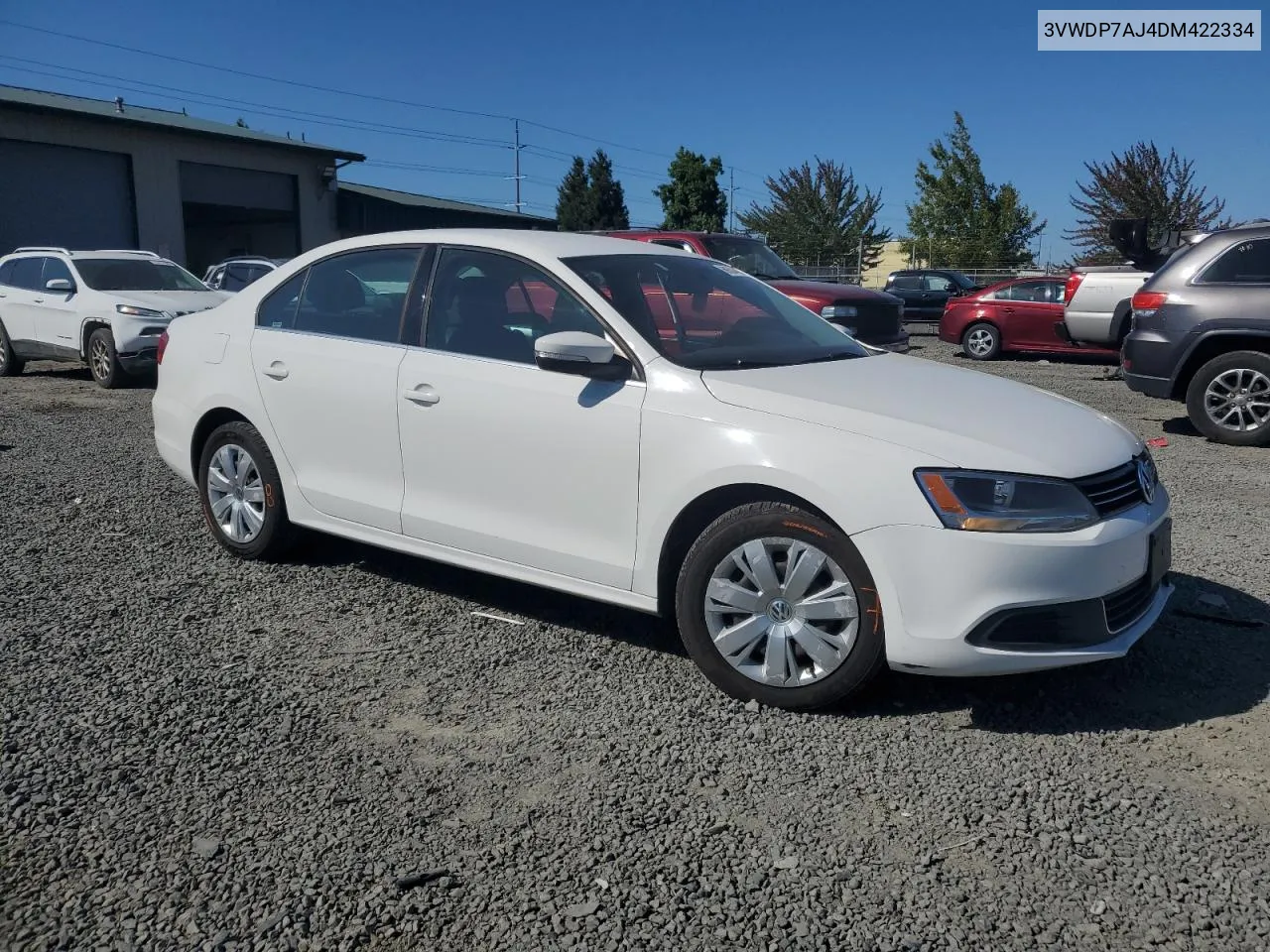 2013 Volkswagen Jetta Se VIN: 3VWDP7AJ4DM422334 Lot: 69304484