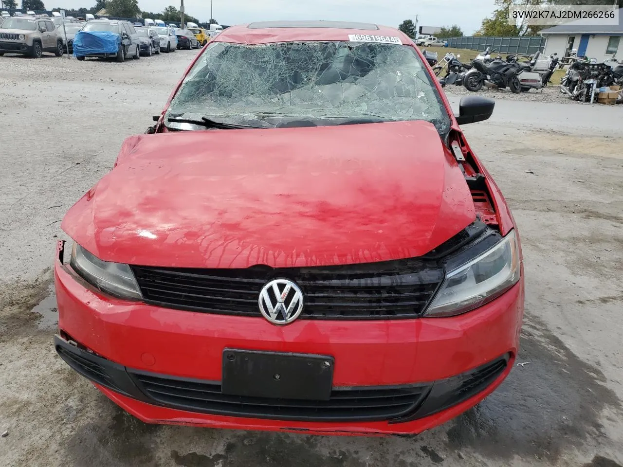 2013 Volkswagen Jetta Base VIN: 3VW2K7AJ2DM266266 Lot: 69619644