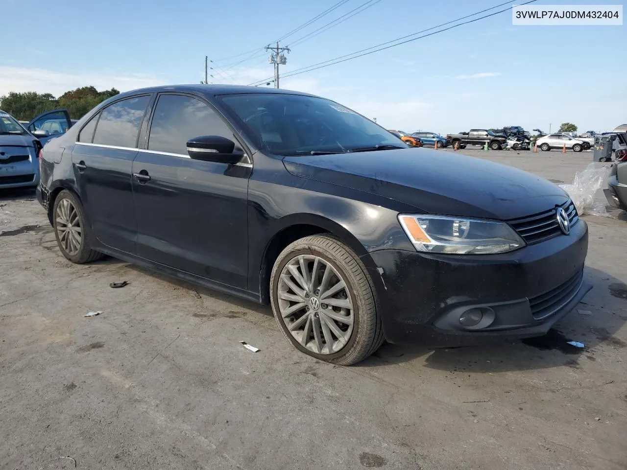 2013 Volkswagen Jetta Sel VIN: 3VWLP7AJ0DM432404 Lot: 70318214