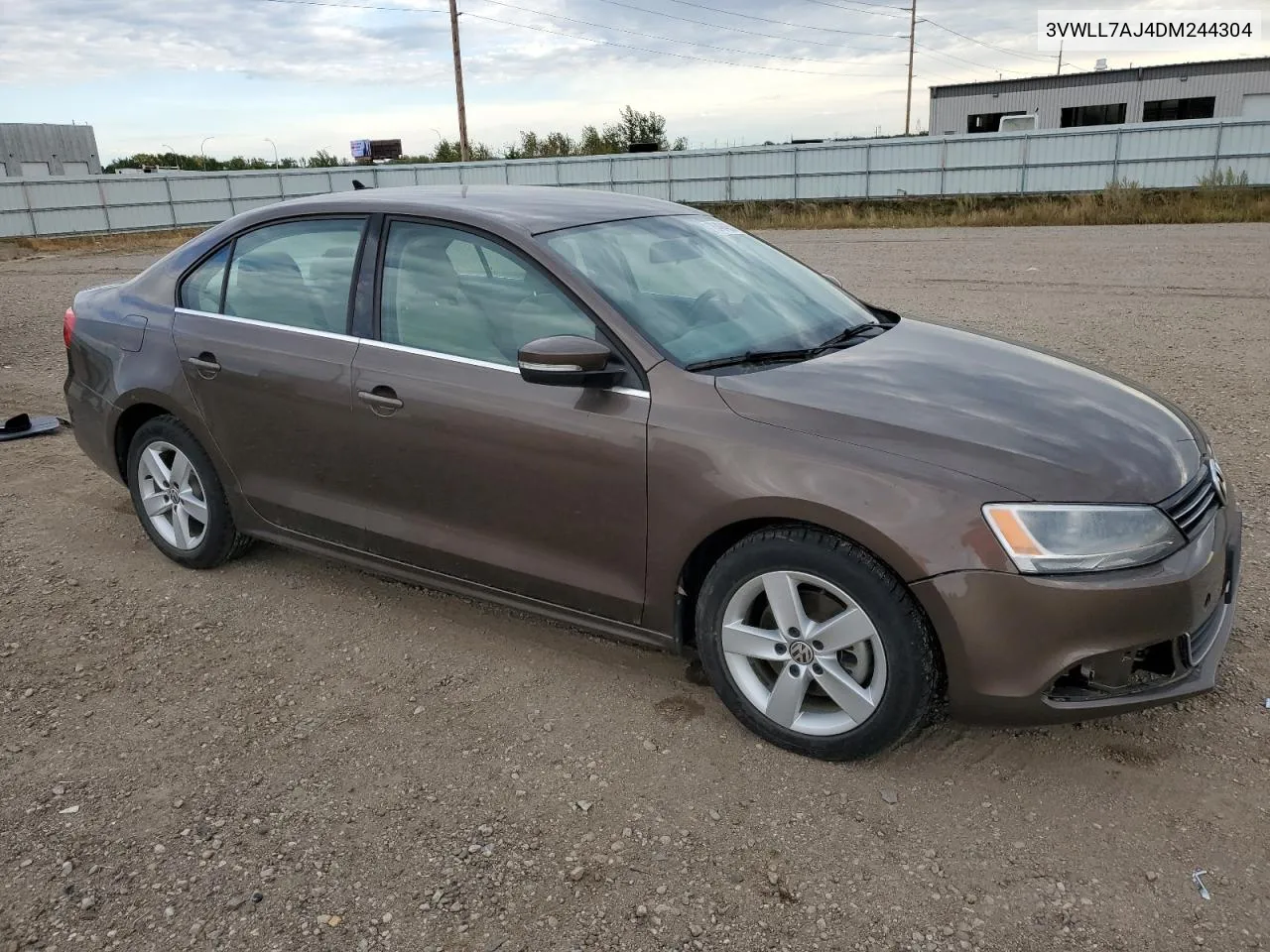 2013 Volkswagen Jetta Tdi VIN: 3VWLL7AJ4DM244304 Lot: 70494354