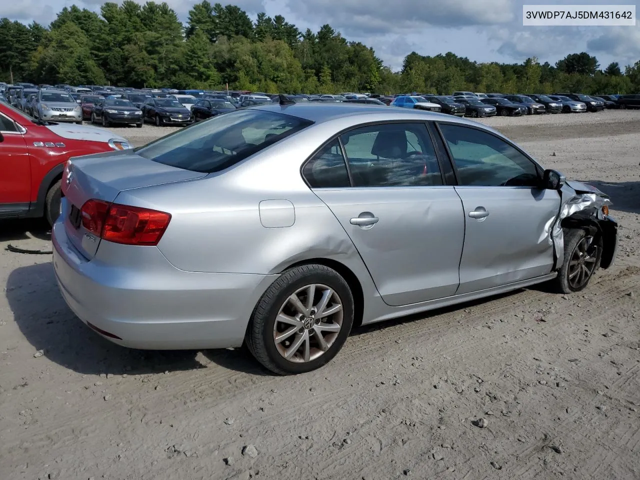 2013 Volkswagen Jetta Se VIN: 3VWDP7AJ5DM431642 Lot: 70498994