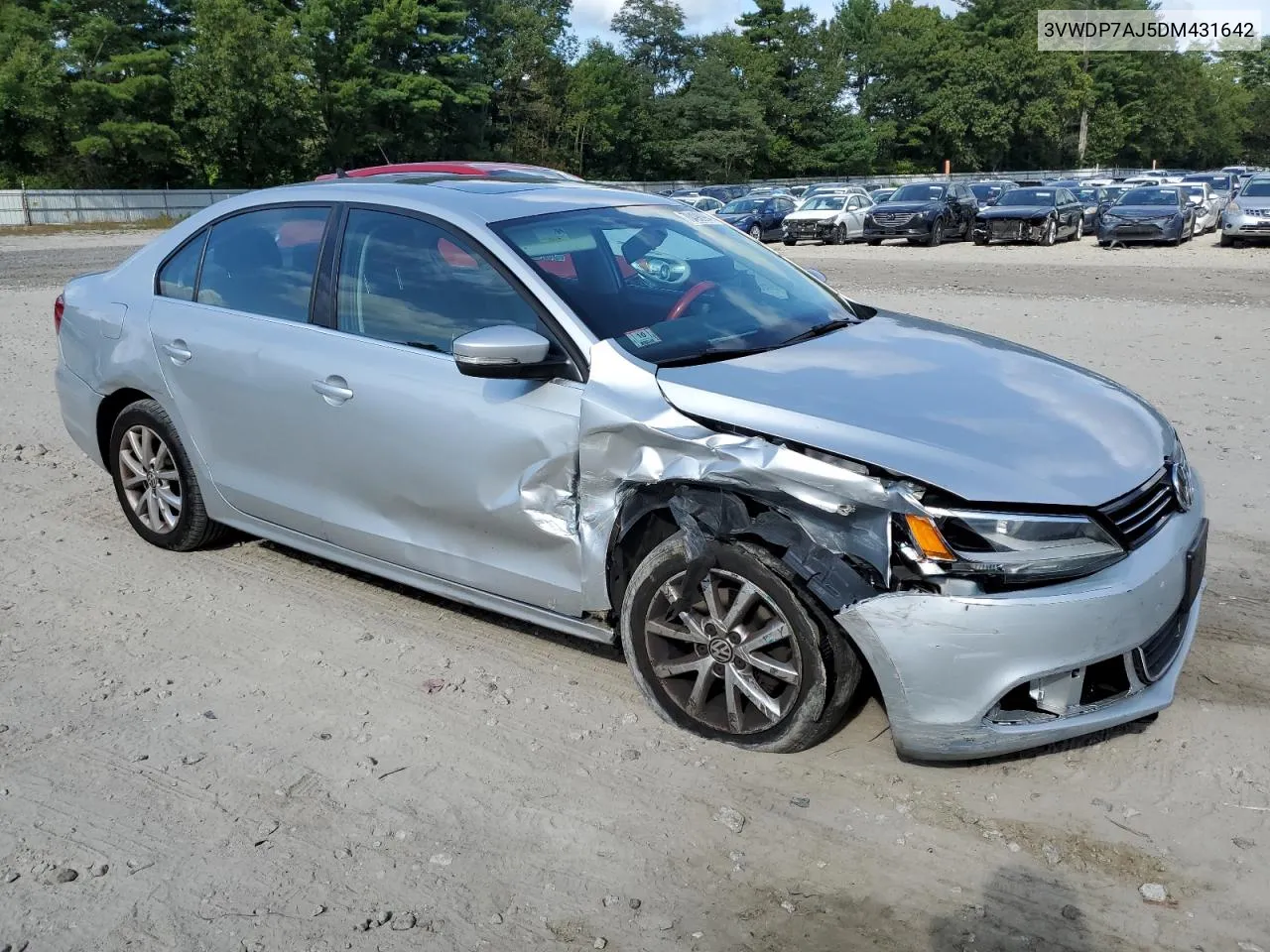 2013 Volkswagen Jetta Se VIN: 3VWDP7AJ5DM431642 Lot: 70498994