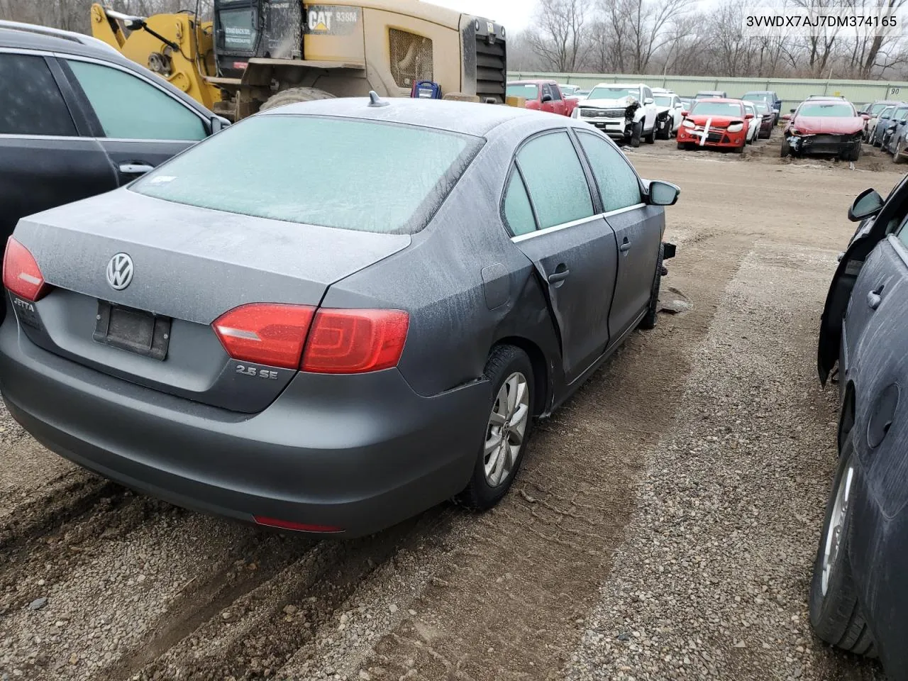 2013 Volkswagen Jetta Se VIN: 3VWDX7AJ7DM374165 Lot: 70681104