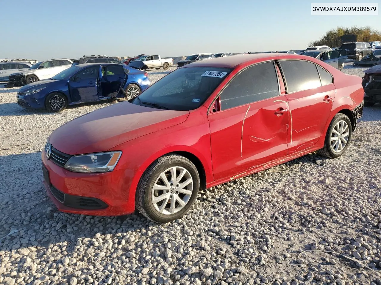 2013 Volkswagen Jetta Se VIN: 3VWDX7AJXDM389579 Lot: 71059054