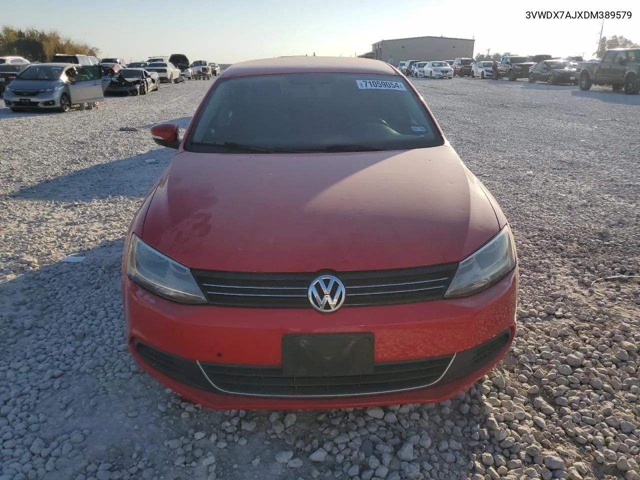 2013 Volkswagen Jetta Se VIN: 3VWDX7AJXDM389579 Lot: 71059054