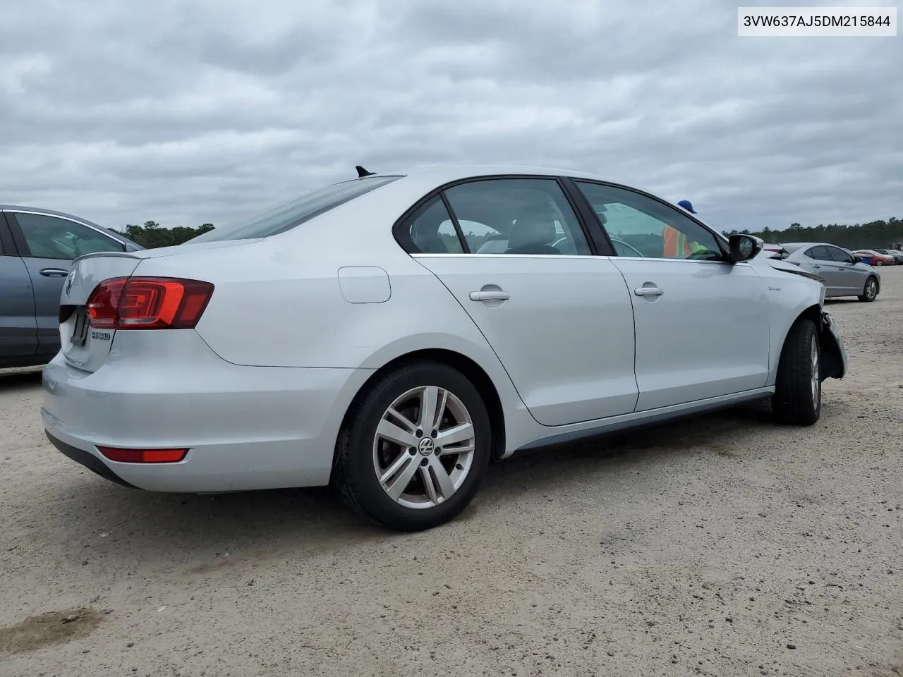 2013 Volkswagen Jetta Hybrid VIN: 3VW637AJ5DM215844 Lot: 71701884