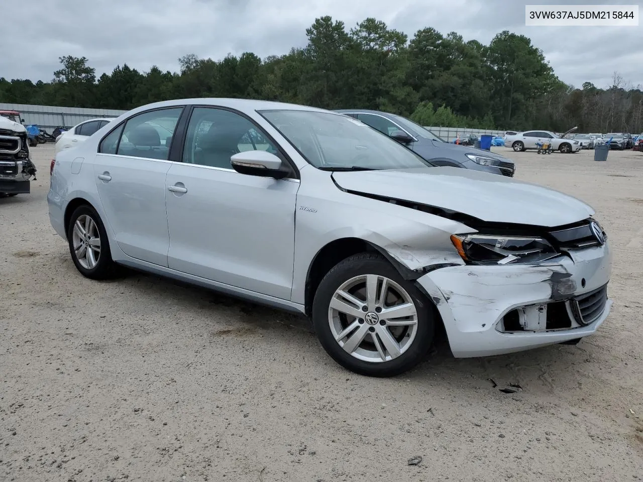 2013 Volkswagen Jetta Hybrid VIN: 3VW637AJ5DM215844 Lot: 71701884