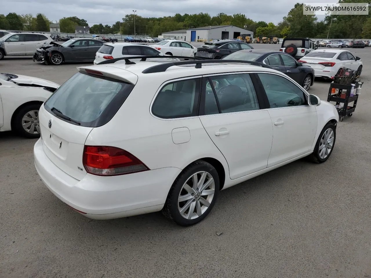 2013 Volkswagen Jetta Tdi VIN: 3VWPL7AJ9DM616592 Lot: 71806854