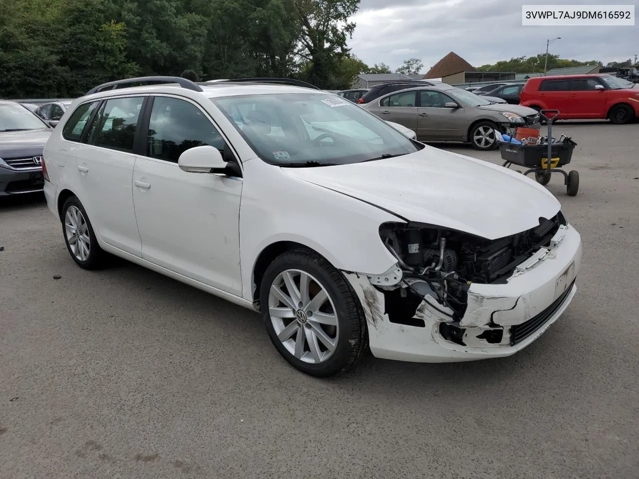 2013 Volkswagen Jetta Tdi VIN: 3VWPL7AJ9DM616592 Lot: 71806854