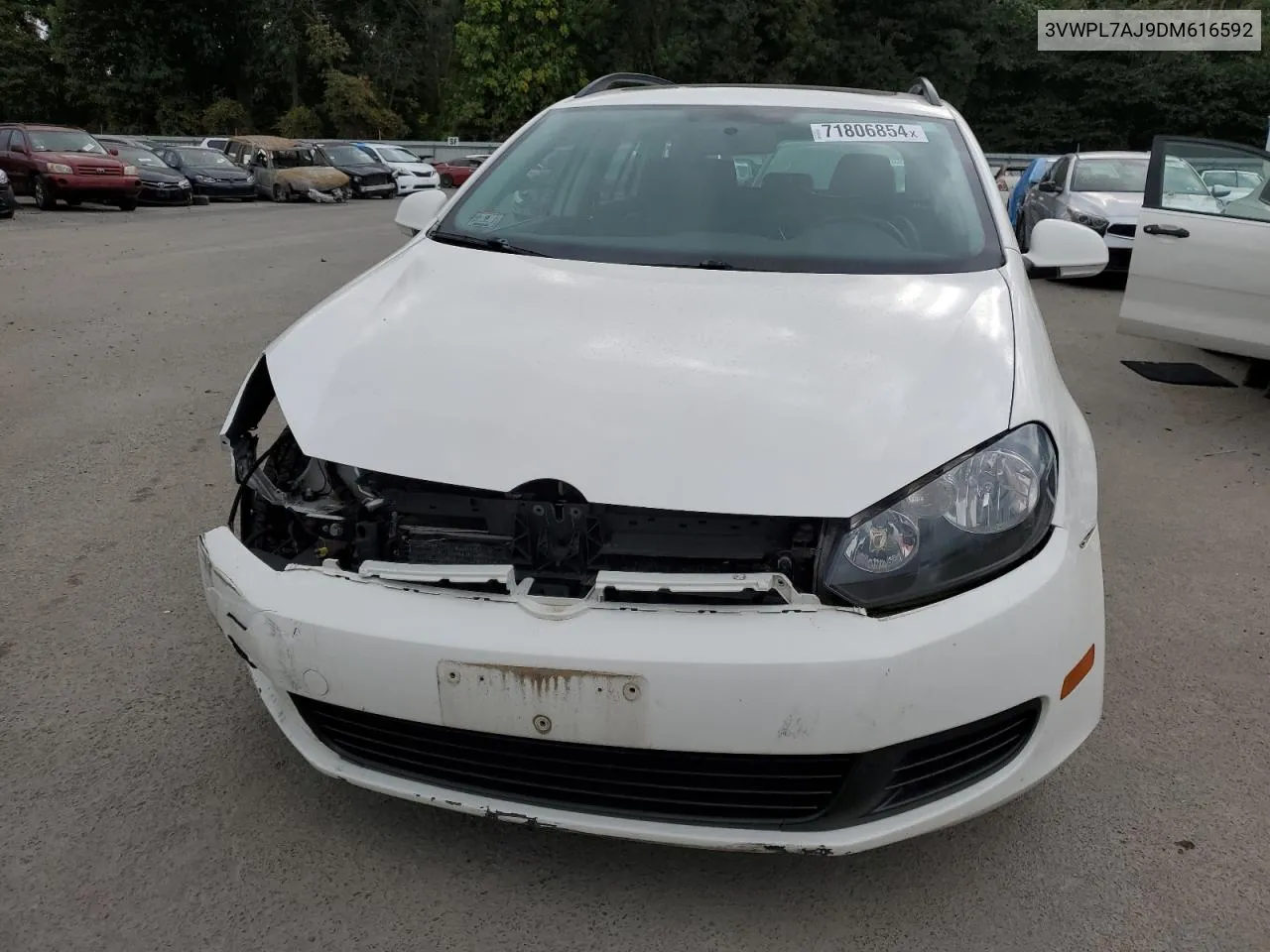 2013 Volkswagen Jetta Tdi VIN: 3VWPL7AJ9DM616592 Lot: 71806854