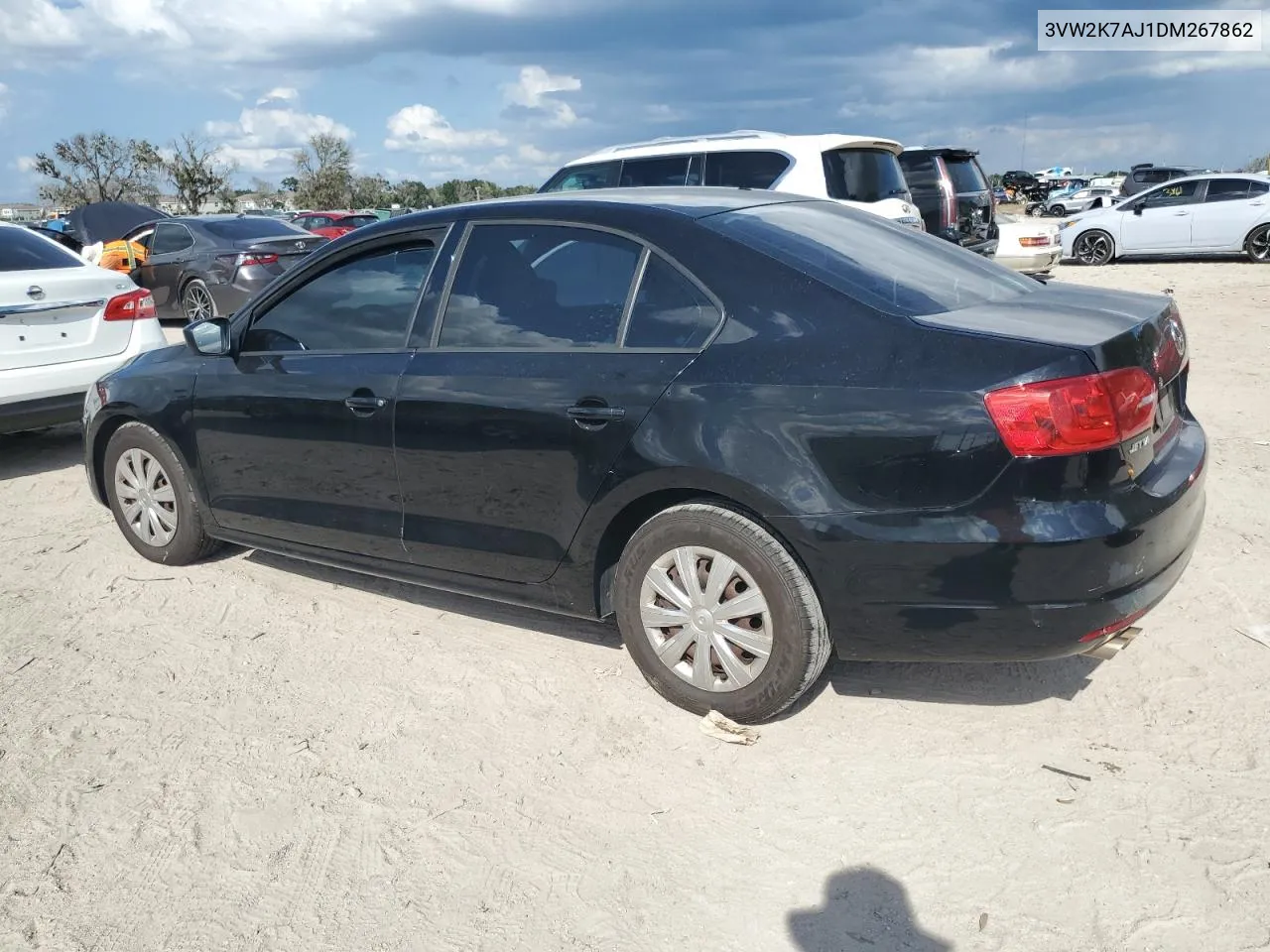 2013 Volkswagen Jetta Base VIN: 3VW2K7AJ1DM267862 Lot: 72936994