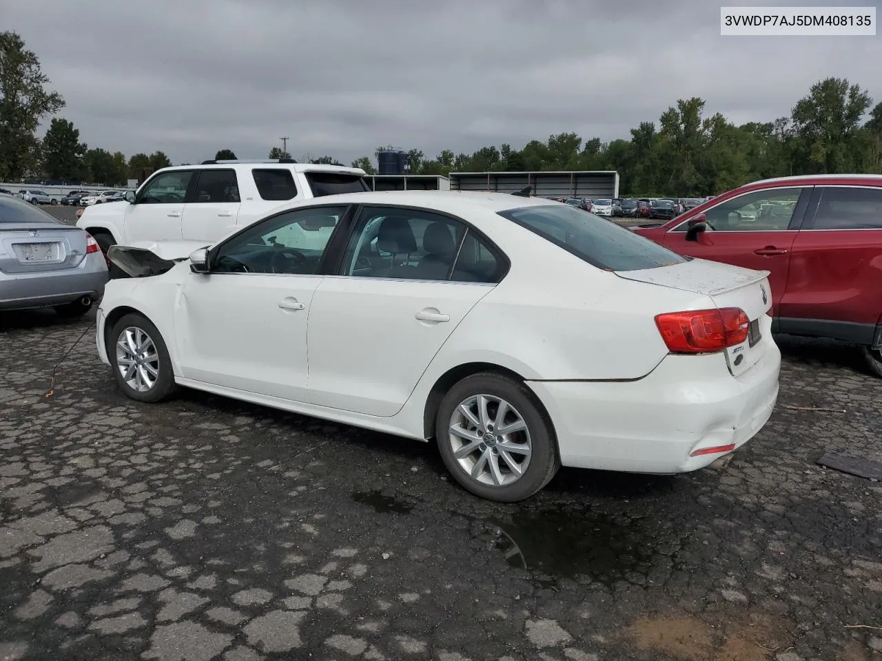 2013 Volkswagen Jetta Se VIN: 3VWDP7AJ5DM408135 Lot: 73179704