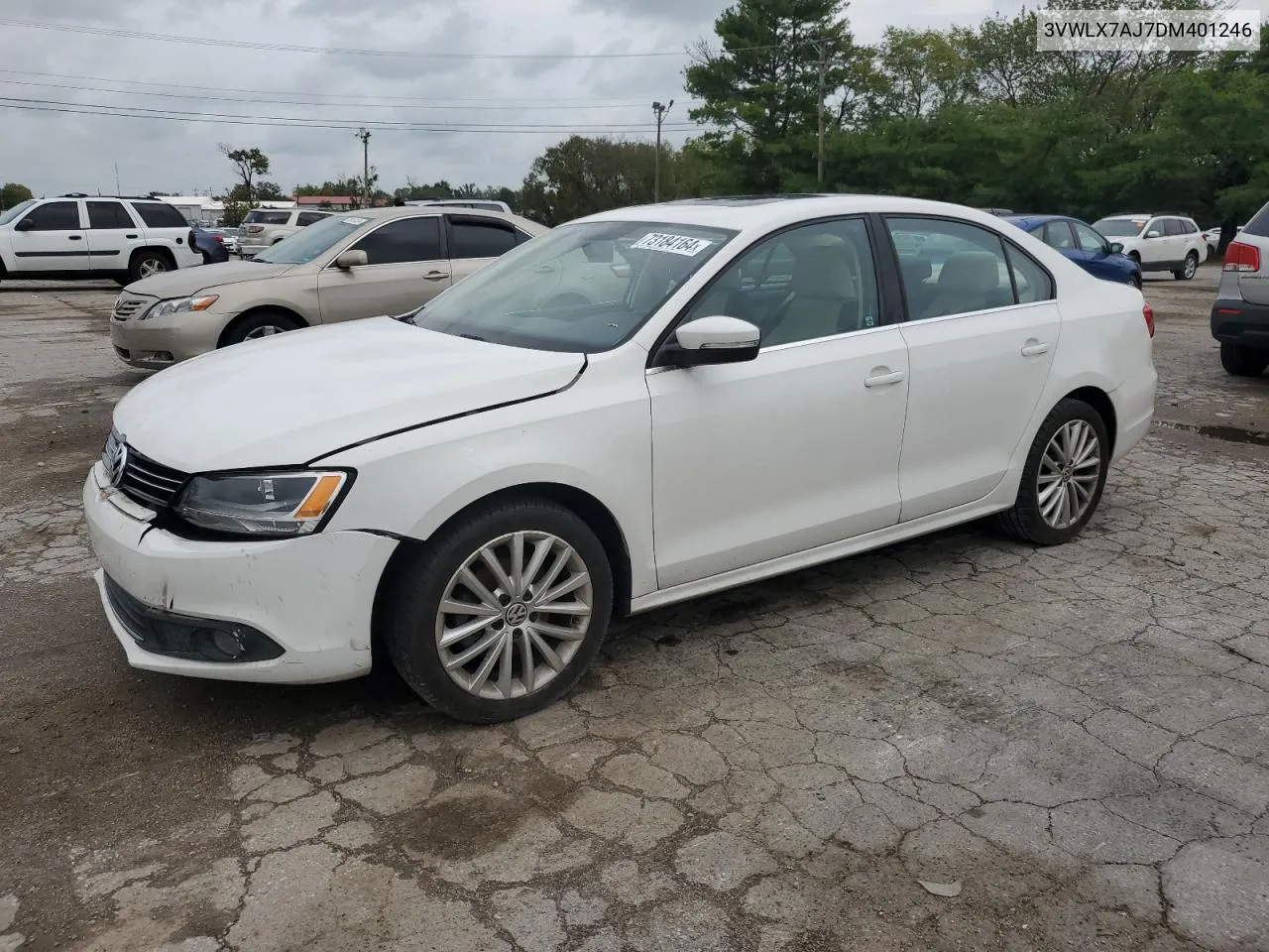 2013 Volkswagen Jetta Sel VIN: 3VWLX7AJ7DM401246 Lot: 73184164