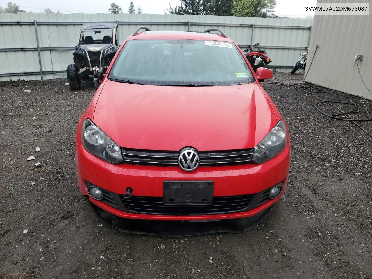 2013 Volkswagen Jetta Tdi VIN: 3VWML7AJ2DM673087 Lot: 73293714