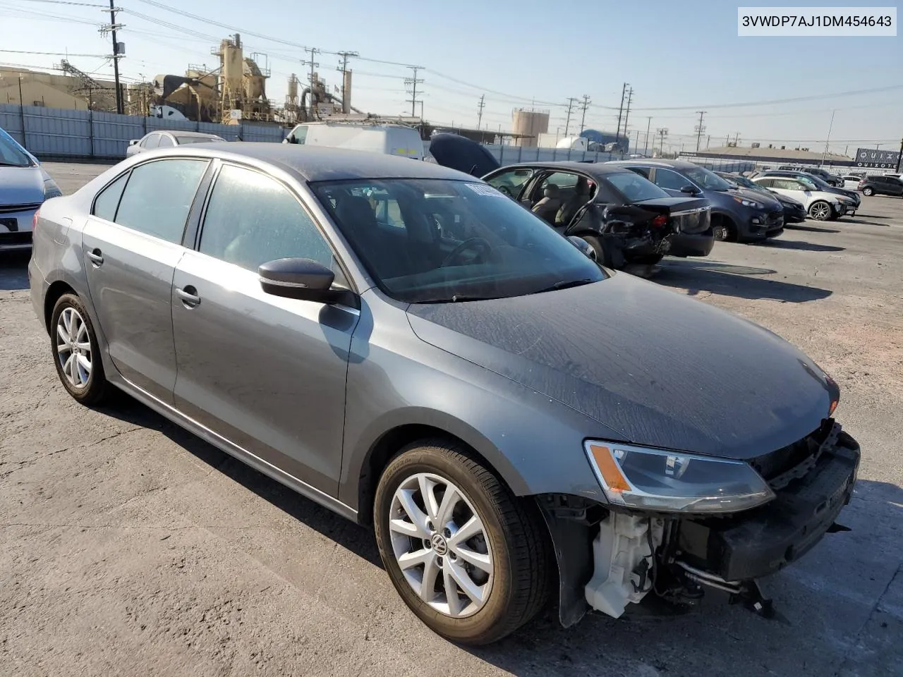 2013 Volkswagen Jetta Se VIN: 3VWDP7AJ1DM454643 Lot: 73744054