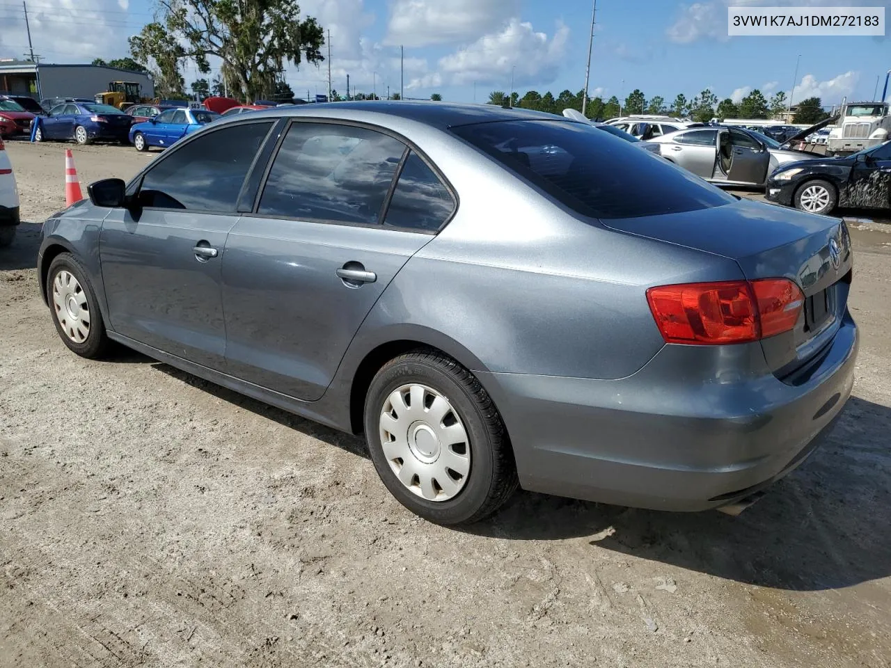 2013 Volkswagen Jetta Base VIN: 3VW1K7AJ1DM272183 Lot: 73766634