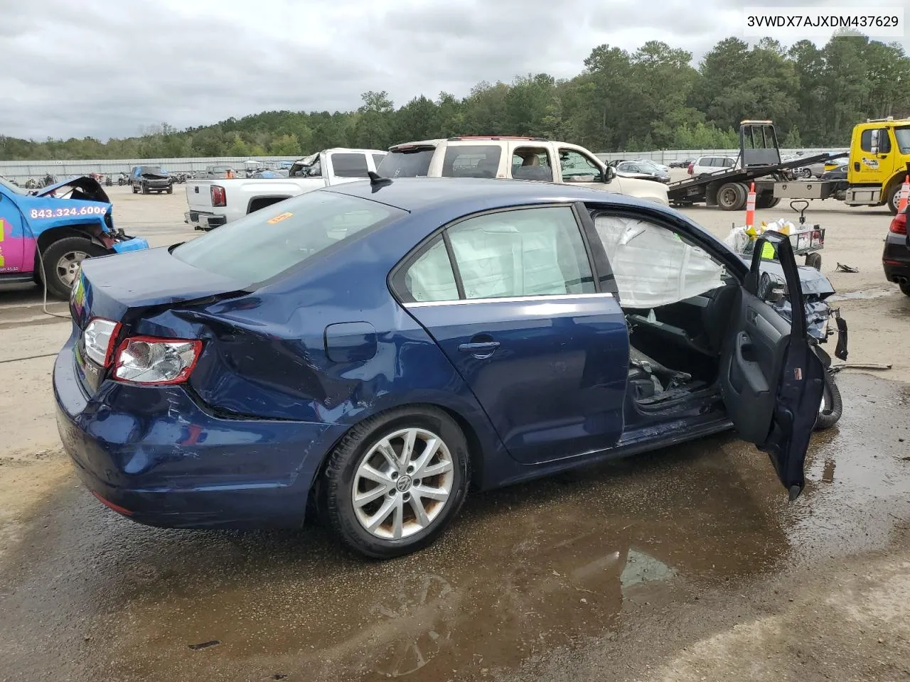 2013 Volkswagen Jetta Se VIN: 3VWDX7AJXDM437629 Lot: 73959494