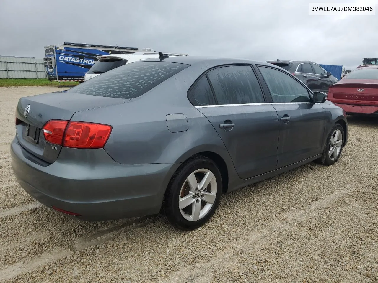 2013 Volkswagen Jetta Tdi VIN: 3VWLL7AJ7DM382046 Lot: 74108794