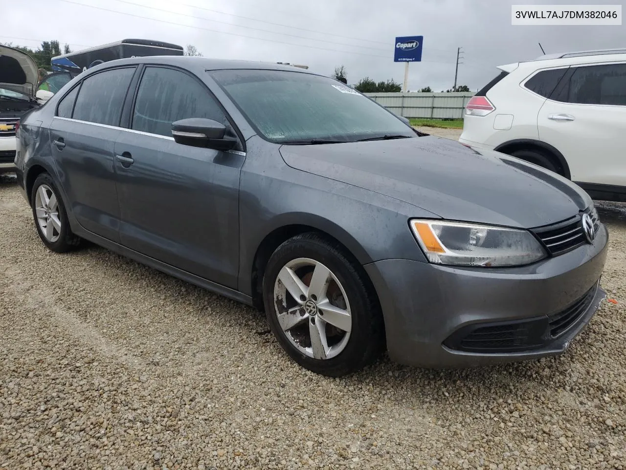 2013 Volkswagen Jetta Tdi VIN: 3VWLL7AJ7DM382046 Lot: 74108794