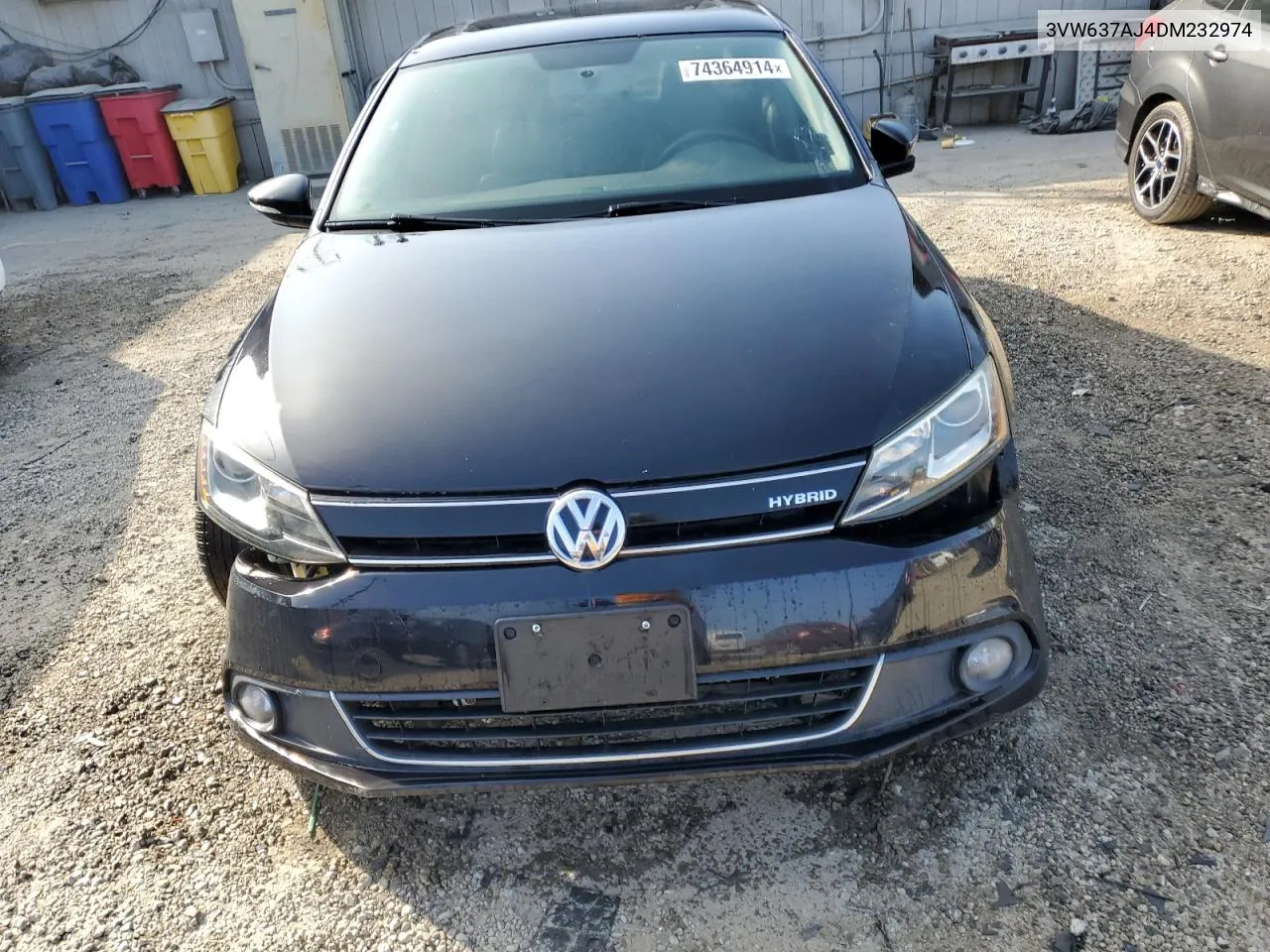 3VW637AJ4DM232974 2013 Volkswagen Jetta Hybrid