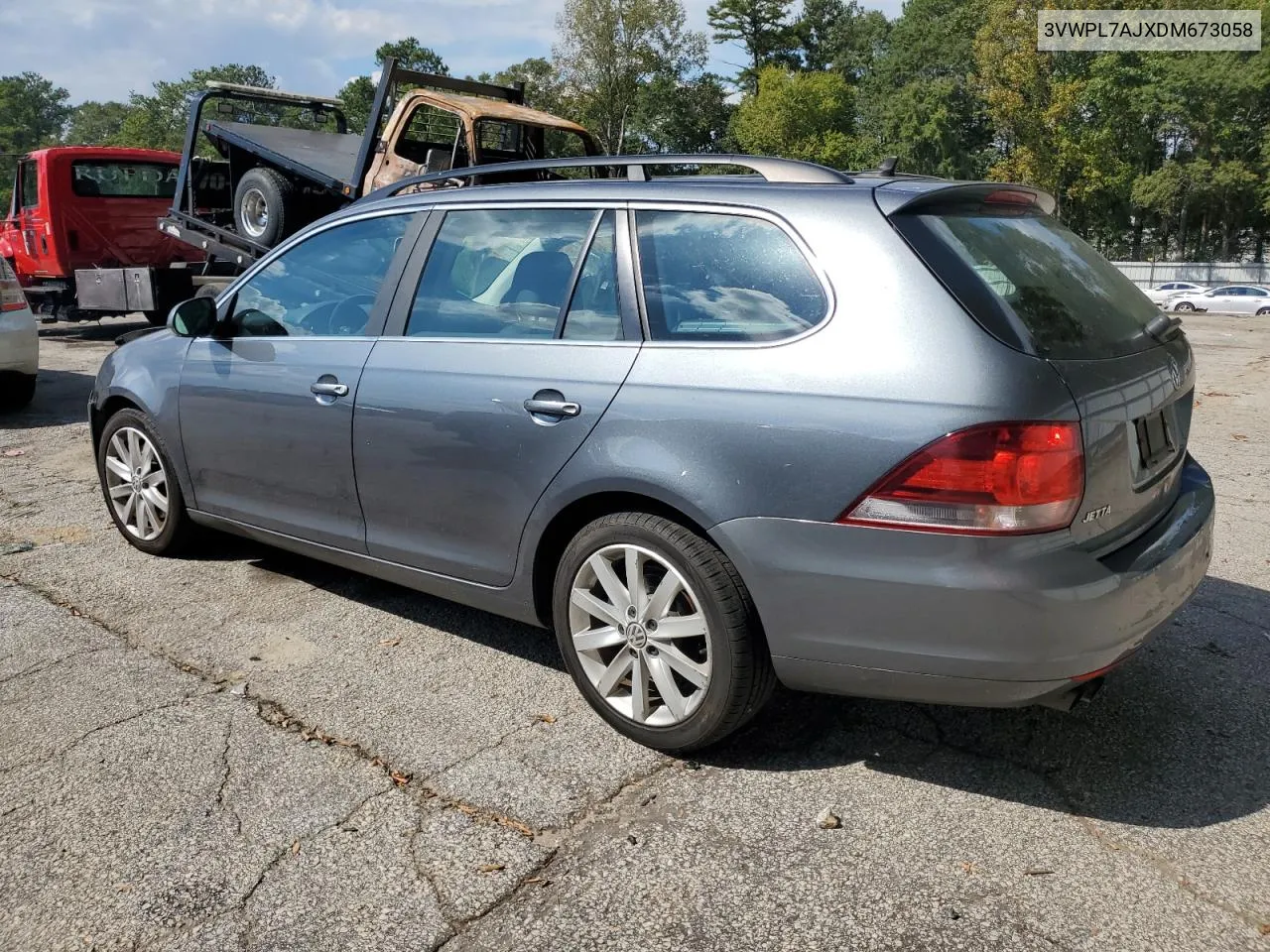 2013 Volkswagen Jetta Tdi VIN: 3VWPL7AJXDM673058 Lot: 74476694