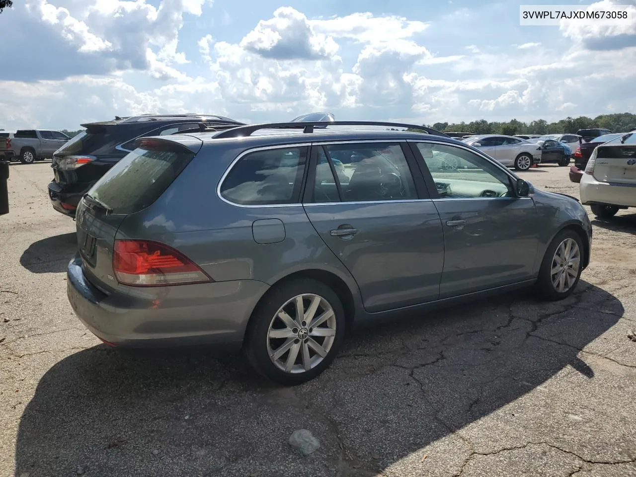 2013 Volkswagen Jetta Tdi VIN: 3VWPL7AJXDM673058 Lot: 74476694