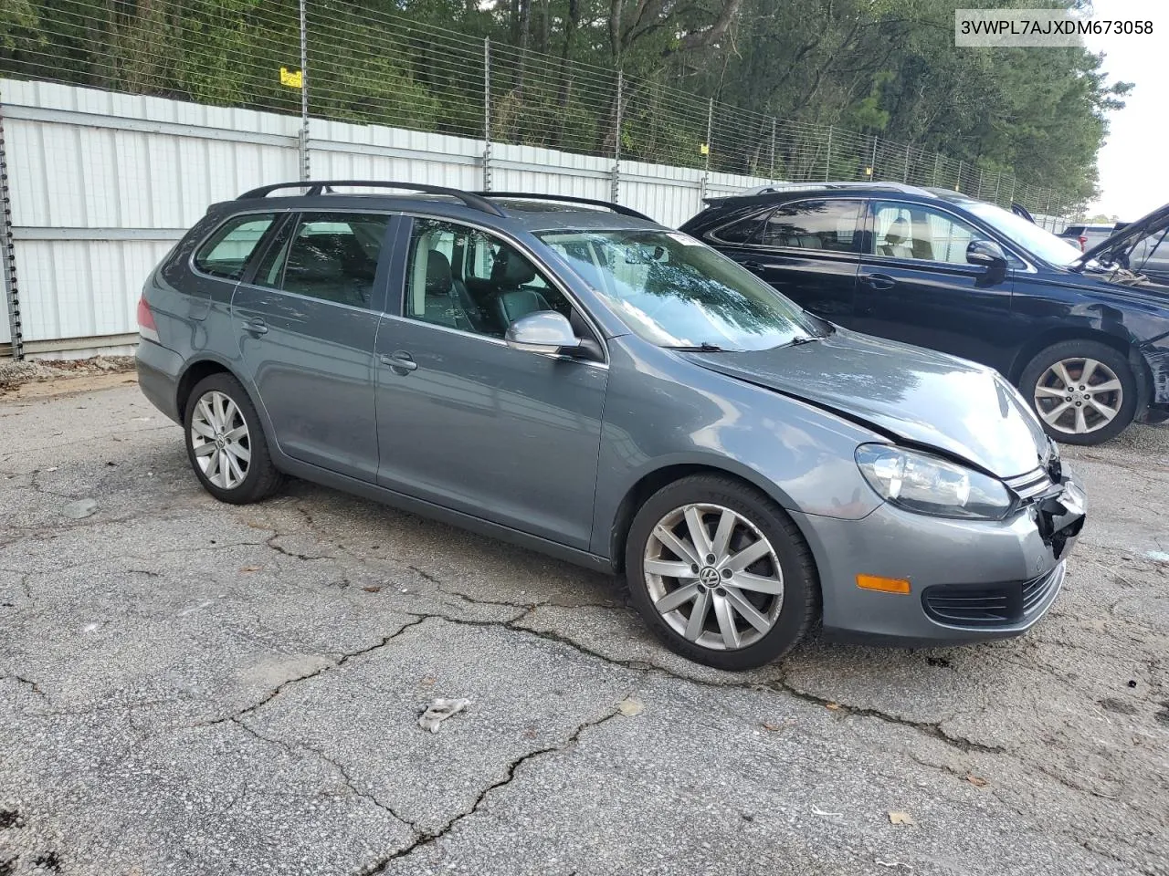 2013 Volkswagen Jetta Tdi VIN: 3VWPL7AJXDM673058 Lot: 74476694