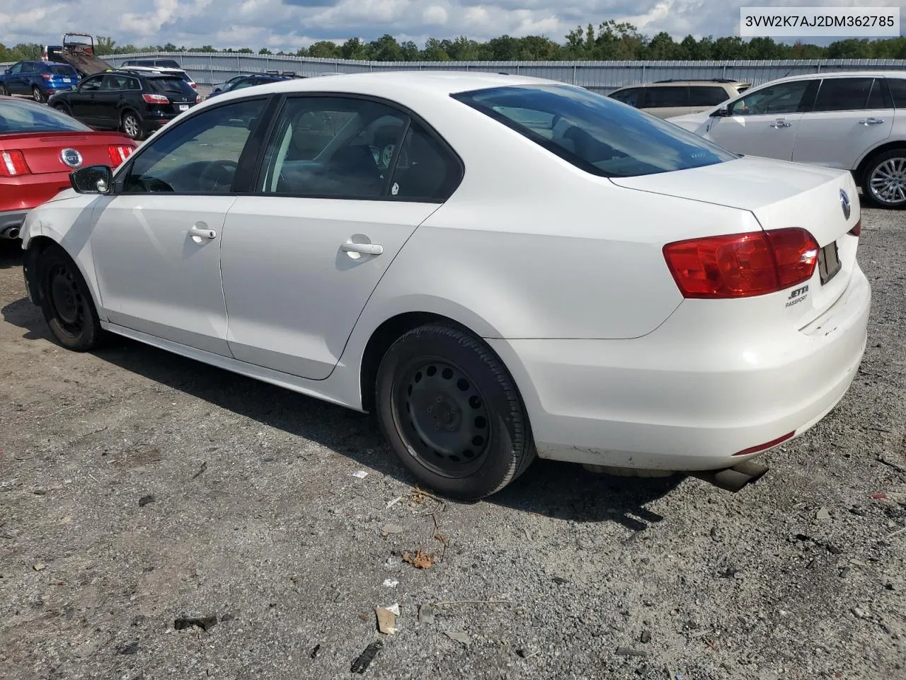 3VW2K7AJ2DM362785 2013 Volkswagen Jetta Base