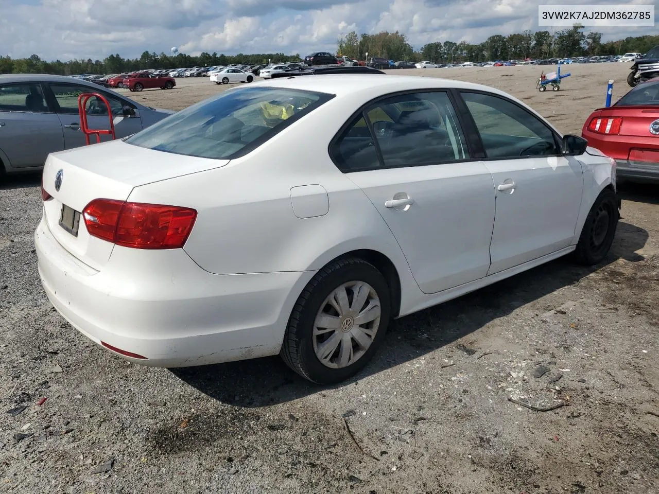 3VW2K7AJ2DM362785 2013 Volkswagen Jetta Base