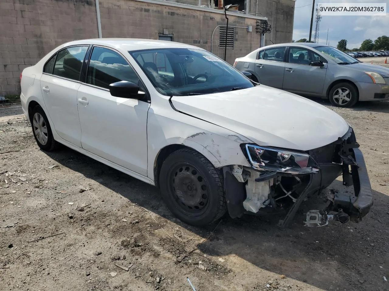 3VW2K7AJ2DM362785 2013 Volkswagen Jetta Base