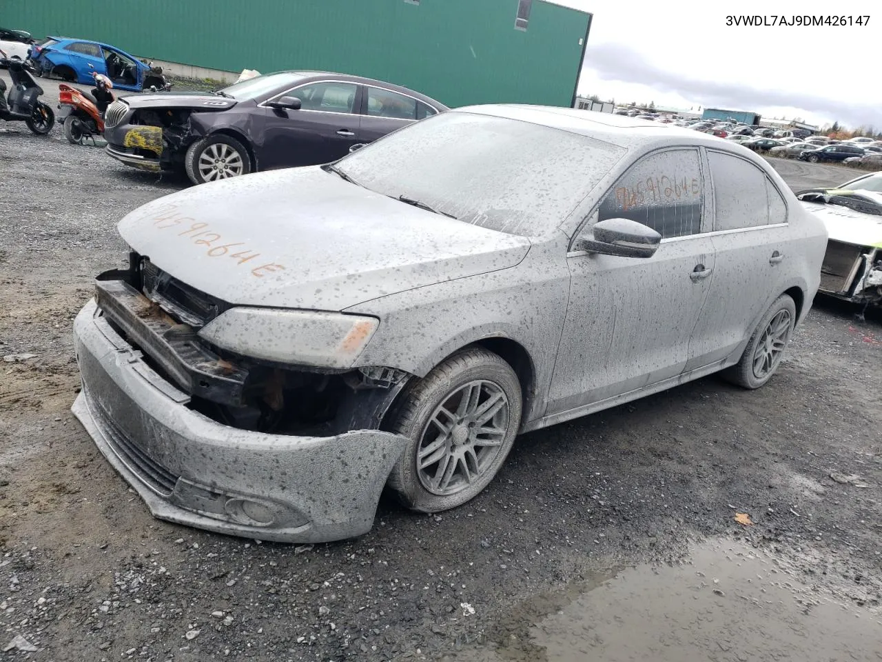 2013 Volkswagen Jetta Tdi VIN: 3VWDL7AJ9DM426147 Lot: 74591264