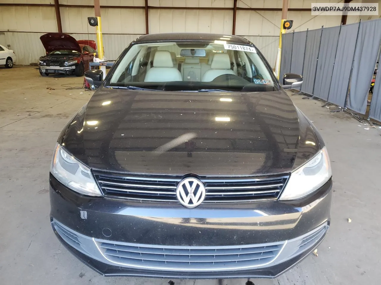 2013 Volkswagen Jetta Se VIN: 3VWDP7AJ9DM437928 Lot: 75011874