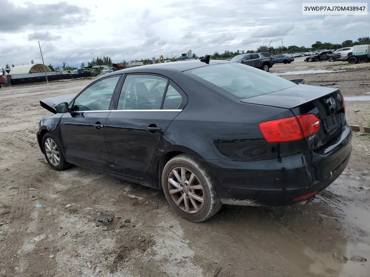 2013 Volkswagen Jetta Se VIN: 3VWDP7AJ7DM438947 Lot: 75030324