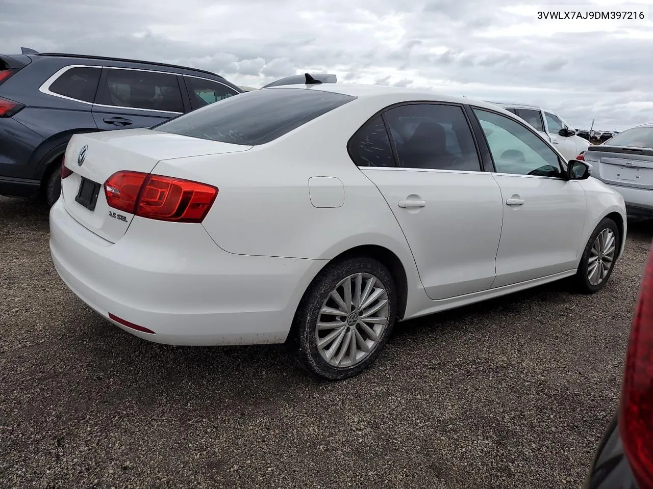 2013 Volkswagen Jetta Sel VIN: 3VWLX7AJ9DM397216 Lot: 75115124