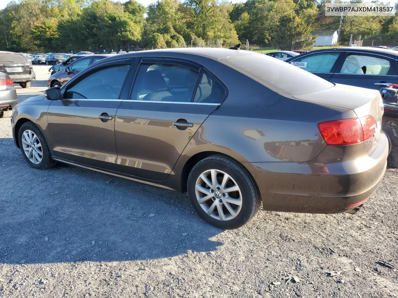 2013 Volkswagen Jetta Se VIN: 3VWBP7AJXDM418537 Lot: 75134494