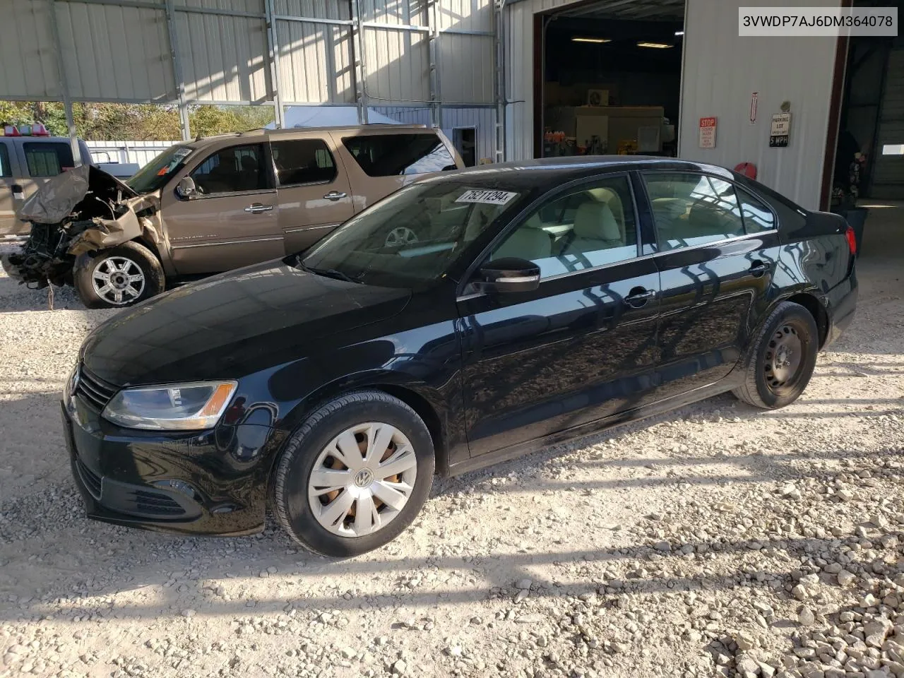 2013 Volkswagen Jetta Se VIN: 3VWDP7AJ6DM364078 Lot: 75211294