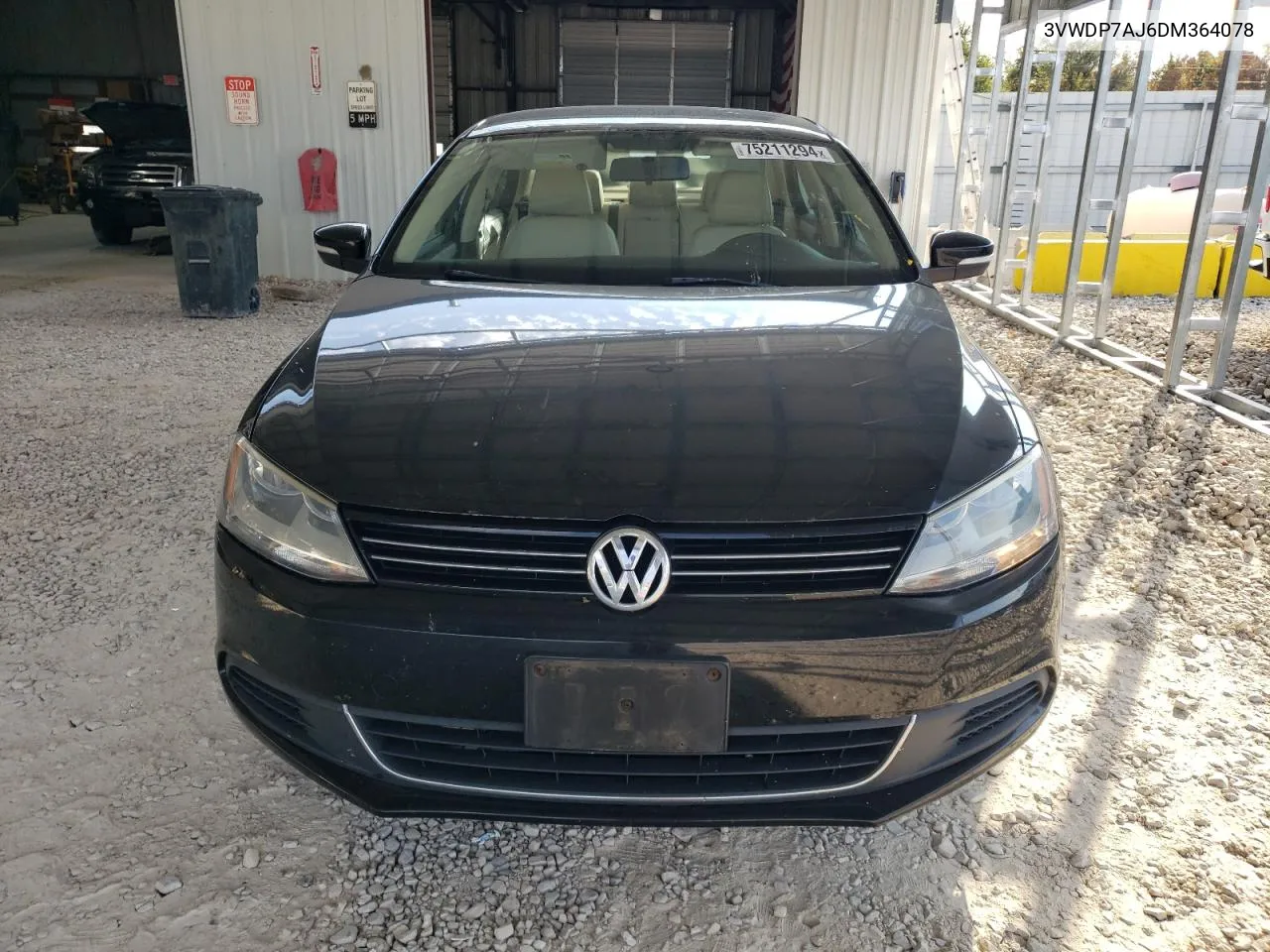 2013 Volkswagen Jetta Se VIN: 3VWDP7AJ6DM364078 Lot: 75211294