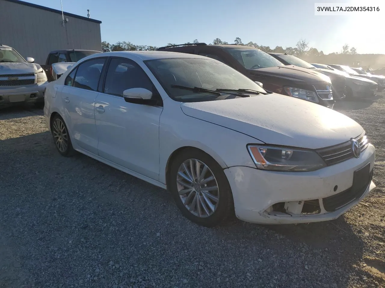 2013 Volkswagen Jetta Tdi VIN: 3VWLL7AJ2DM354316 Lot: 75301514