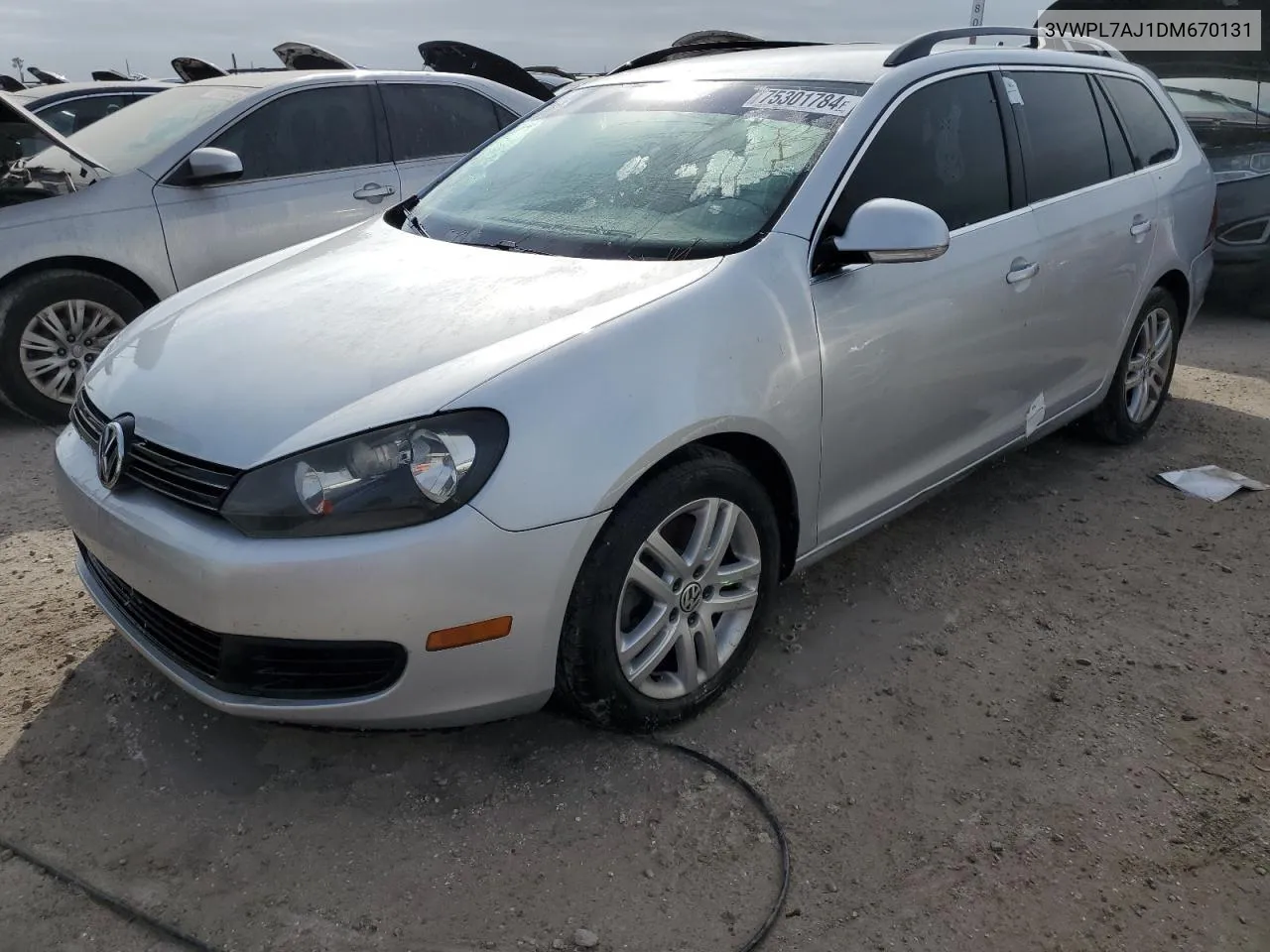 2013 Volkswagen Jetta Tdi VIN: 3VWPL7AJ1DM670131 Lot: 75301784