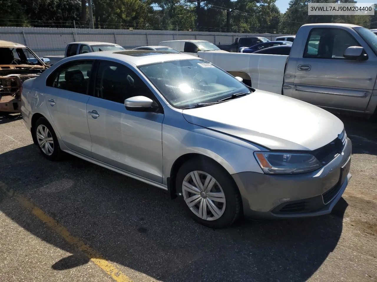 2013 Volkswagen Jetta Tdi VIN: 3VWLL7AJ9DM204400 Lot: 75306184