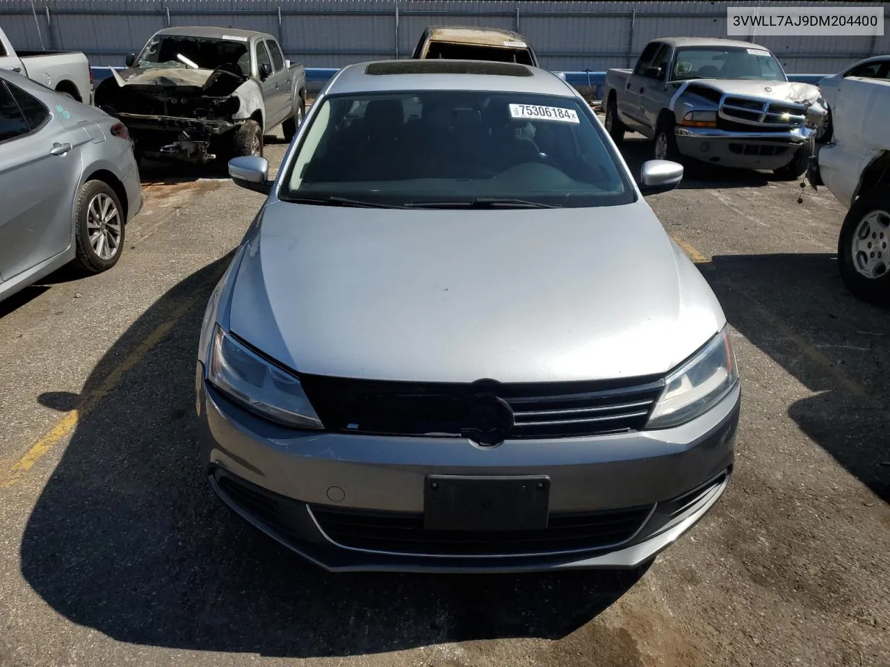 2013 Volkswagen Jetta Tdi VIN: 3VWLL7AJ9DM204400 Lot: 75306184