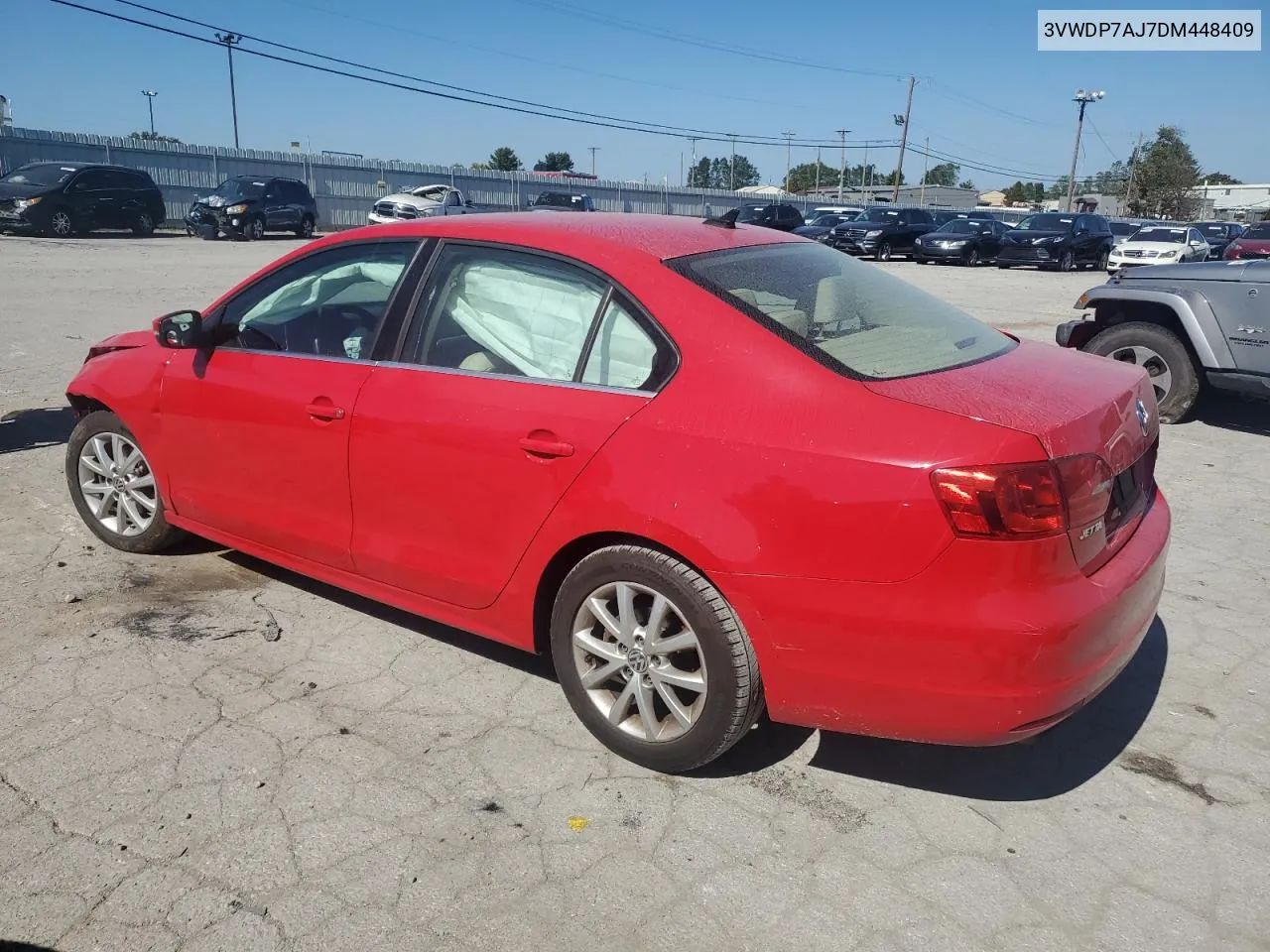 2013 Volkswagen Jetta Se VIN: 3VWDP7AJ7DM448409 Lot: 75347384