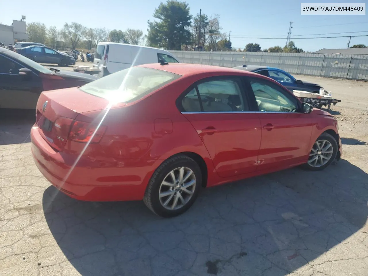 2013 Volkswagen Jetta Se VIN: 3VWDP7AJ7DM448409 Lot: 75347384