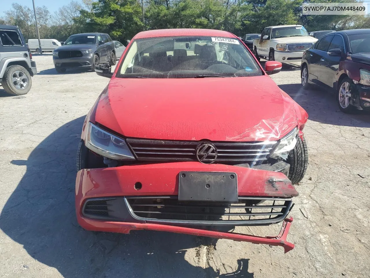 2013 Volkswagen Jetta Se VIN: 3VWDP7AJ7DM448409 Lot: 75347384