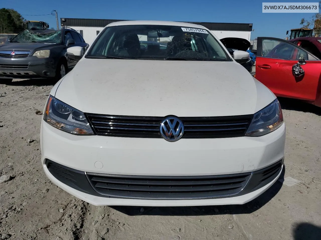 2013 Volkswagen Jetta Se VIN: 3VWDX7AJ5DM306673 Lot: 75457944