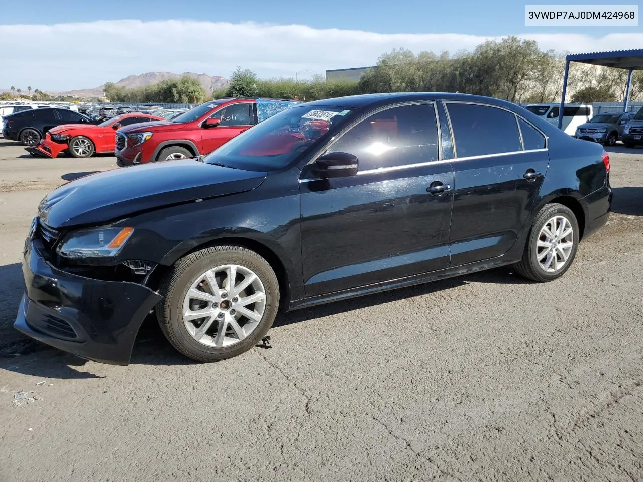 2013 Volkswagen Jetta Se VIN: 3VWDP7AJ0DM424968 Lot: 75633614