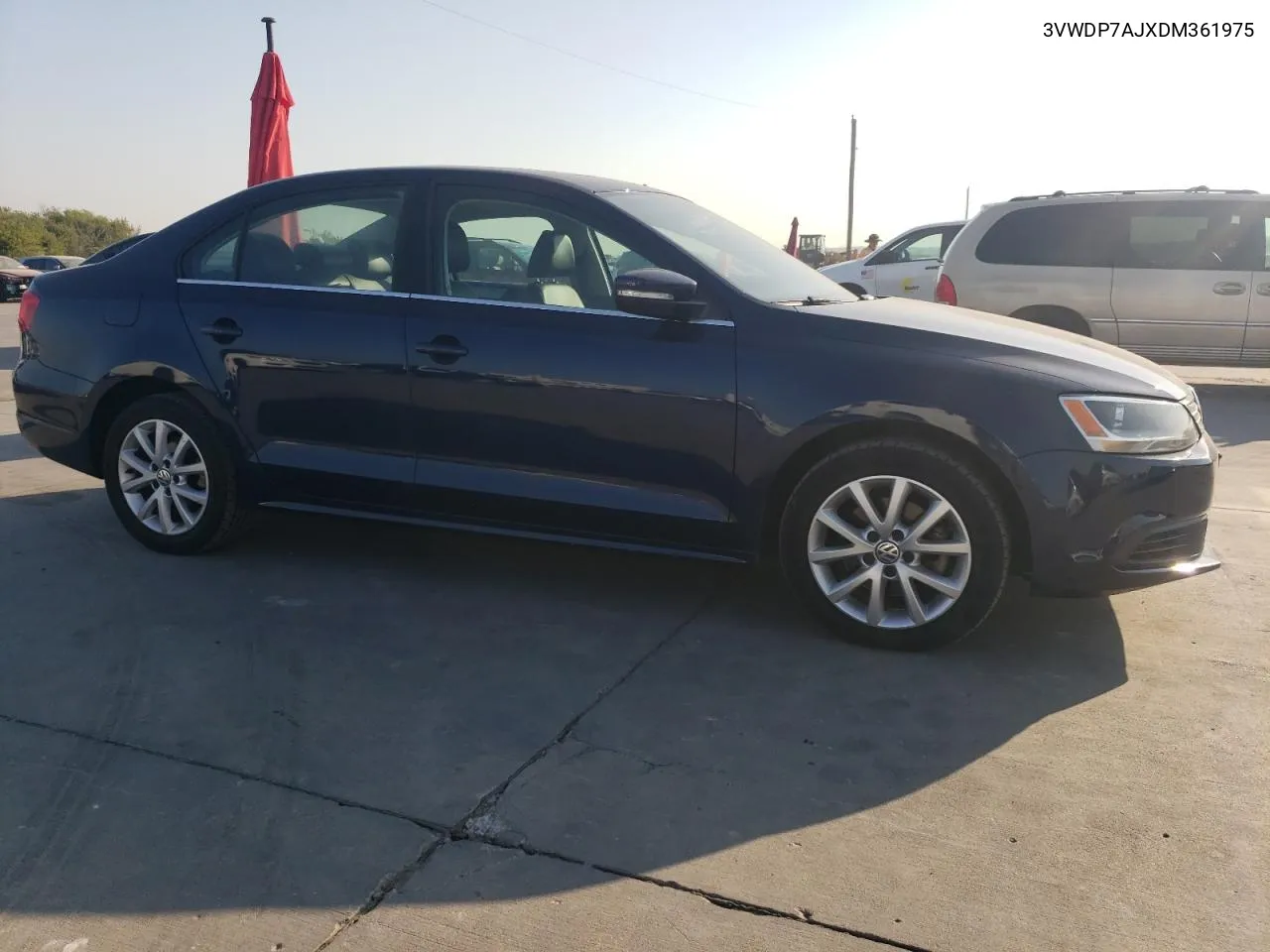 2013 Volkswagen Jetta Se VIN: 3VWDP7AJXDM361975 Lot: 75727454