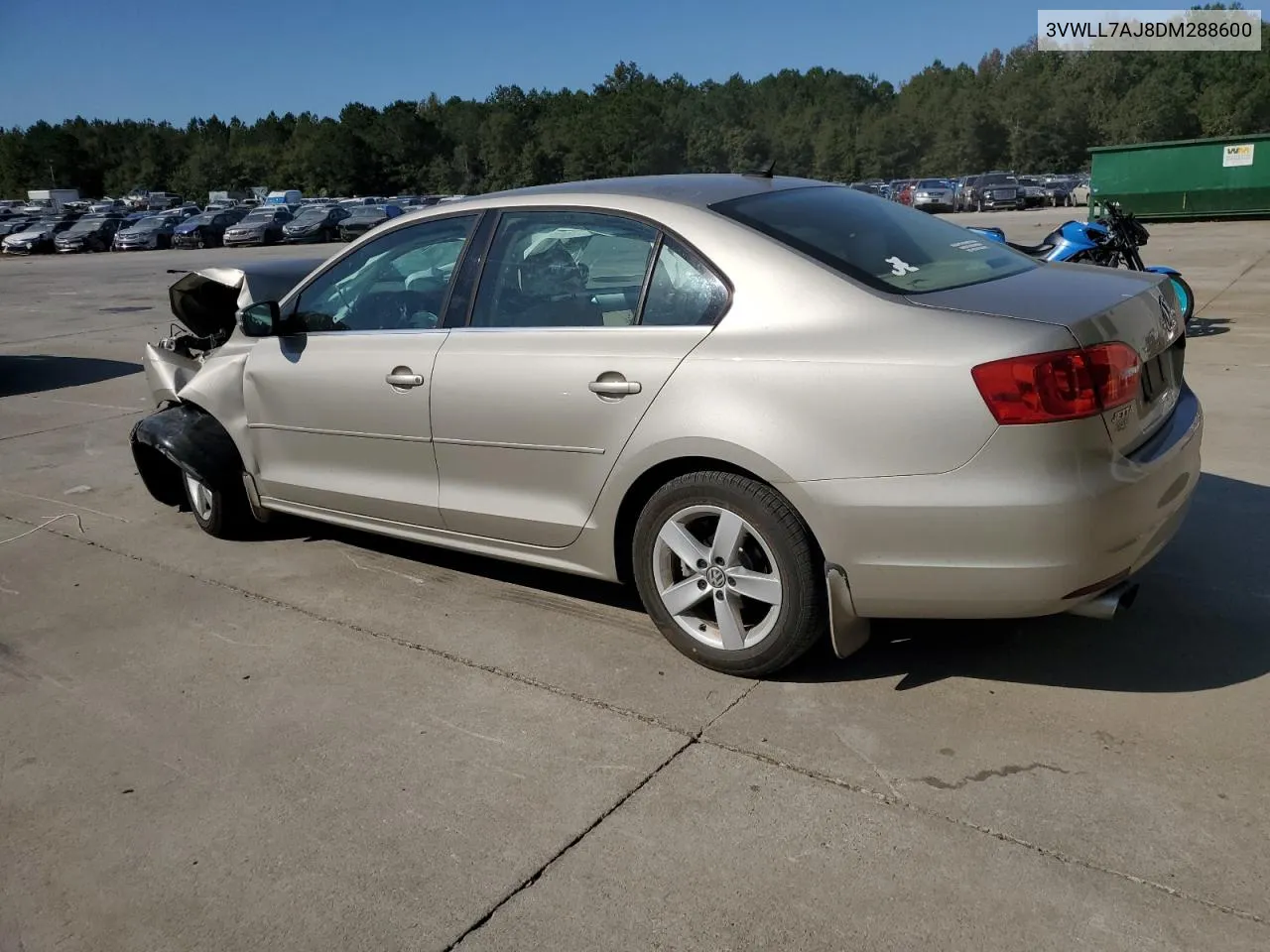 2013 Volkswagen Jetta Tdi VIN: 3VWLL7AJ8DM288600 Lot: 76008844